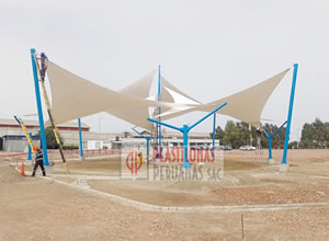 Carpas de estructuras metálicas y lonas
